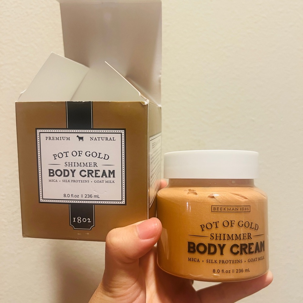 Beekman 1802 Pot of Gold Goat Milk Shimmer Body Cream - 8 fl. oz.